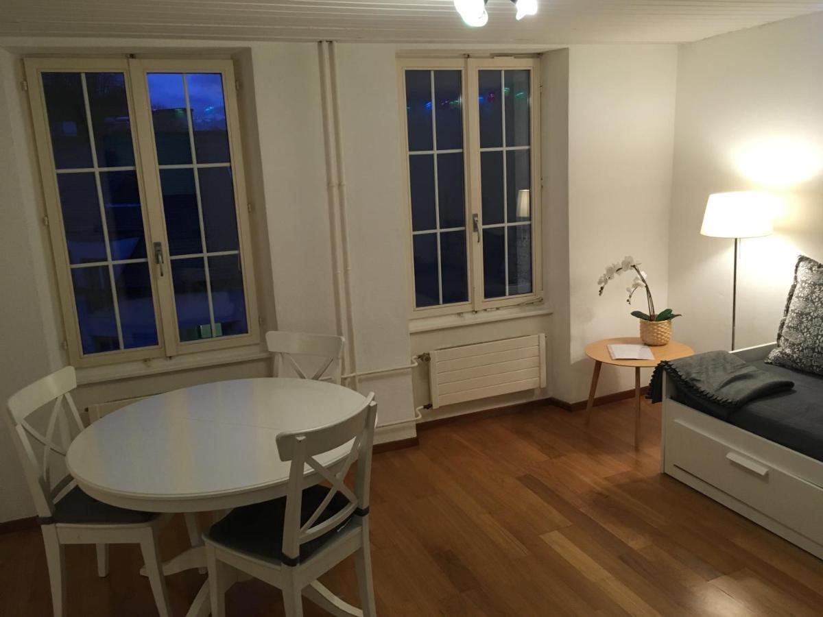 Parking voiture&Appartement 2pcs Lausanne centre Buitenkant foto