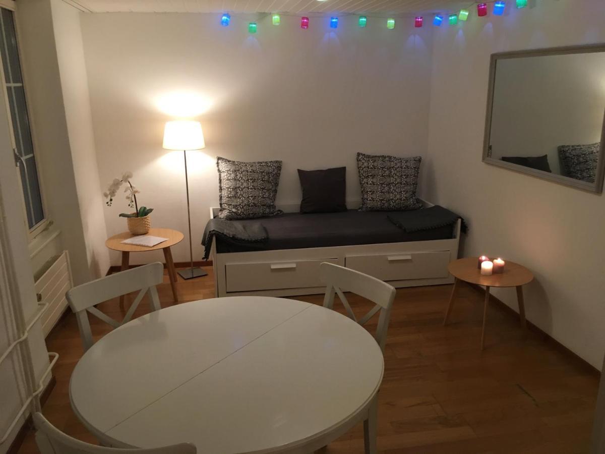 Parking voiture&Appartement 2pcs Lausanne centre Buitenkant foto